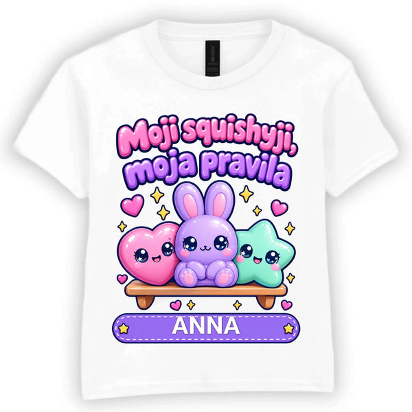 Personalizirana dječja majica Squishy pravila – zabavan poklon
